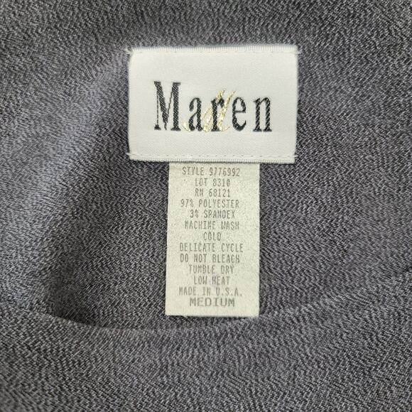 Vintage Jumper Dress with Blazer Jacket Size Medium Gray Minimalist Modest - Picture 4 of 11